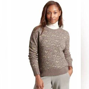 Athleta Hawthorn Textured Merion Wool Blend Crewneck Sweater Size XS
